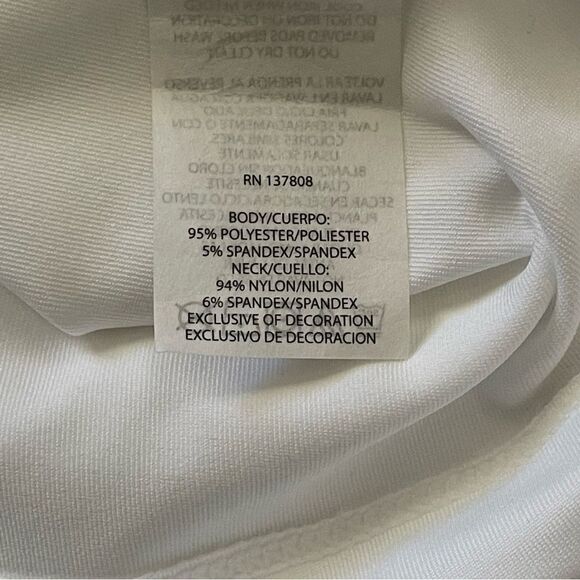 NFL All Sport Couture White New York Jets Sports First Down Halter Top SZ L BNWT - Picture 11 of 11